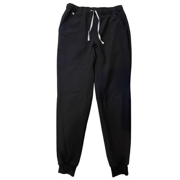FIGS Tansen Jogger Scrub Pants Men Medium Tall Black Joggers Drawstring Waist - Picture 3 of 11